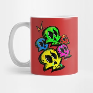 Square Skulls (without white background) Mug